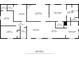 Floor plan showcasing the layout of the home, including the living room, kitchen, bedrooms, and bathrooms at 170 White Rose Ln, Temple, GA 30179