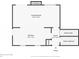 Main level floor plan showing layout of kitchen, living room, and foyer at 5702 Forest Dr, Acworth, GA 30102