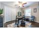 Inviting office space includes a functional desk, stylish chairs, and a decorative rug, ideal for remote work or study at 1875 Fairway Ne Cir, Atlanta, GA 30319