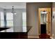 View from kitchen to the powder room and breakfast area at 5635 Cedar Pass, Fairburn, GA 30213