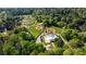 Aerial view of community baseball fields, pool, and green spaces, highlighting recreational amenities at 917 Gaylemont Cir, Decatur, GA 30033
