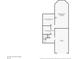 Layout of unfinished basement including entertainment area, garage, and stairwell at 424 Melrose Ave, Decatur, GA 30030