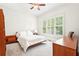 Bedroom with natural light and modern, minimal furniture at 424 Melrose Ave, Decatur, GA 30030