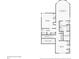 Detailed floor plan showcasing the layout of the house's second floor at 424 Melrose Ave, Decatur, GA 30030