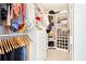 Custom walk-in closet offers ample storage with built-in shelving and drawers at 424 Melrose Ave, Decatur, GA 30030