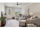 Stylish living area with modern decor, a comfortable sectional, and bright natural light at 5128 Noble Village Way # 35, Lilburn, GA 30047