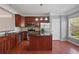Charming eat-in kitchen with stainless steel appliances and granite countertops at 1530 Wehunt Se Cir # 19, Smyrna, GA 30082