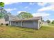 Backyard with new siding at 3999 Wabash Ln, Ellenwood, GA 30294