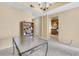 Open living room and kitchen view with lots of light, neutral colors, and a dining table at 1250 Parkwood Se Cir # 300, Atlanta, GA 30339