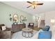Living room with decor at 349 Elgin Dr, Lawrenceville, GA 30045