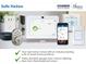 The smart home system includes controls for security, door locks, and temperature at 349 Elgin Dr, Lawrenceville, GA 30045