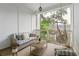 Relaxing outdoor patio featuring string lights, comfortable seating and hammock at 3667 Peachtree Ne Rd # 6, Atlanta, GA 30319