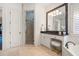 Luxurious primary bathroom featuring a vanity, granite countertop, walk-in shower and separate tub at 8715 Islesworth Ct, Duluth, GA 30097