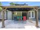 Backyard patio with gazebo, seating and a hammock at 205 Tamea Trl, Covington, GA 30014