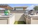 Close up view of the stainless steel grill and sink with granite countertops in the outdoor kitchen at 175 Stovall Se St, Atlanta, GA 30316