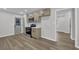 Modern kitchen with stainless appliances, including range and microwave, stylish cabinets, and neutral paint at 2017 Allwood Ct, Lawrenceville, GA 30044