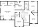Detailed floor plan showcasing layout of second floor: bedrooms, bathrooms, walk in closets, and sitting room at 630 Bluff Oak Ct, Roswell, GA 30076