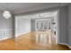 Bright living room features a fireplace, hardwood floors, and large windows at 850 Piedmont Ne Ave # 2509, Atlanta, GA 30308
