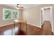 Dining room with hardwood floors at 4360 Pleasant Forest Dr, Decatur, GA 30034