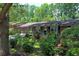 Well-maintained brick home with a cozy front porch, surrounded by lush greenery and mature trees at 4360 Pleasant Forest Dr, Decatur, GA 30034