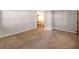 Living room area with neutral walls and carpet flooring provides versatile space at 4360 Pleasant Forest Dr, Decatur, GA 30034