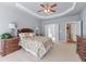 Spacious bedroom with decorative ceiling, and large and dressers at 1315 Badingham Dr, Cumming, GA 30041