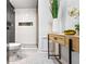 Beautiful bathroom featuring a tiled shower with glass door and modern fixtures at 2152 Tourney Dr, Marietta, GA 30062