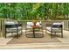 Inviting outdoor patio with seating, perfect for enjoying the surrounding natural beauty at 2152 Tourney Dr, Marietta, GA 30062