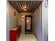Modern entryway with metal walls, and red storage cabinets at 920 Memorial Se Dr # 11, Atlanta, GA 30316