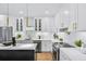 Stylish kitchen featuring an island, stainless steel appliances, and modern finishes at 337 Pine Ne St # B, Atlanta, GA 30308