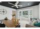 Bright office space with bay window, modern desk, and comfortable seating for a productive work environment at 4909 Glenwhite Dr, Duluth, GA 30096