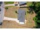 Aerial view of home showcasing the roof, driveway, and spacious yard at 2685 Flagstone Se Dr, Atlanta, GA 30316