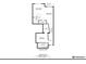Detailed floor plan showcasing layout of the kitchen, living room, dining room, bedroom, and bathroom at 335 W Ponce De Leon Ave # 308, Decatur, GA 30030