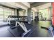 Well-equipped gym with weight bench and free weights at 335 W Ponce De Leon Ave # 308, Decatur, GA 30030