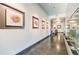 Hallway featuring modern art and contemporary design elements at 335 W Ponce De Leon Ave # 308, Decatur, GA 30030