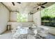 Inviting patio featuring ceiling fans and comfortable seating at 335 W Ponce De Leon Ave # 308, Decatur, GA 30030