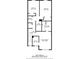 Upstairs floor plan showcasing bedrooms, bathrooms, walk in closet and laundry room at 3366 Thornbridge Dr, Powder Springs, GA 30127
