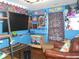 Themed bedroom with decor and tv at 770 Starrsville Rd, Covington, GA 30014