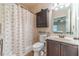 Full bathroom with shower and tub combo and updated vanity at 882 Nestling Dr, Lawrenceville, GA 30045