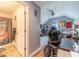 View of the bedroom with an ensuite bathroom, desk and chair, and hardwood flooring at 882 Nestling Dr, Lawrenceville, GA 30045