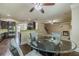 Bright open-concept kitchen seamlessly connected to a breakfast nook and living area at 882 Nestling Dr, Lawrenceville, GA 30045