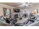 Spacious living room with fireplace, large windows, and open floor plan at 882 Nestling Dr, Lawrenceville, GA 30045