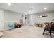 Spacious basement area with neutral walls, carpeted floor, and white doors at 1470 Rhododendron Nw Dr, Acworth, GA 30102