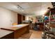 Basement featuring bright lighting, laminate floors, and ample storage options at 2425 Maclaren Cir, Dunwoody, GA 30360