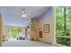 This childs bedroom offers an unique and whimsical retreat with custom paint, lots of room, and natural light at 5159 Sw East Shore Sw Dr, Conyers, GA 30094