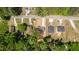 Aerial view of neighborhood featuring well-kept homes and green landscaping at 783 Britt Sw Rd, Mableton, GA 30126