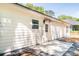 The home's backyard features a small awning and is prepped with new landscaping at 783 Britt Sw Rd, Mableton, GA 30126