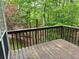 Wooden deck with a view of lush green trees at 1511 Harbor Watch Ct, Woodstock, GA 30189