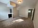 Cozy carpeted bedroom with ceiling light fixture and ample closet space at 1231 Providence Way, Lawrenceville, GA 30046