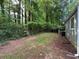 Spacious backyard with mature trees and a chain-link fence, providing privacy and shade at 2036 Countydown Ln, Stone Mountain, GA 30088